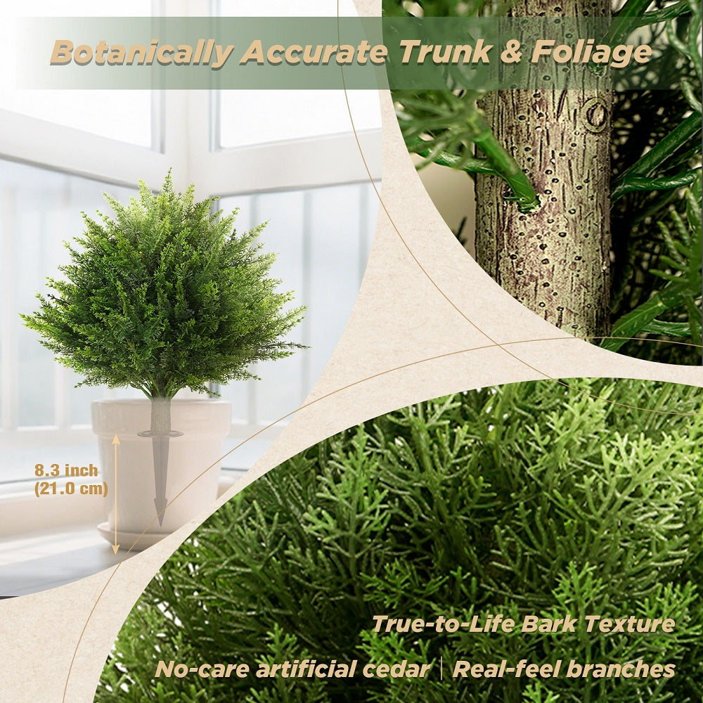 2FT 2 Set Super Dense Artificial Cedar