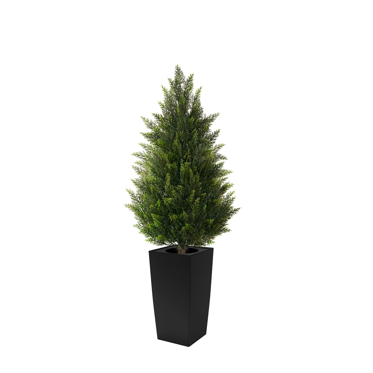 4/5FT Artificial Cedar Tree(Black Pot/White Pot)