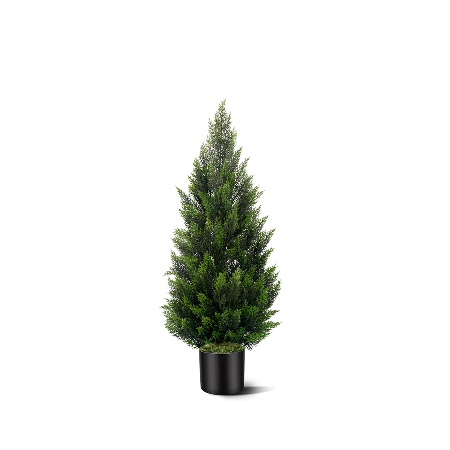 Decoración de patio y jardín | Cedro artificial de 1,02 m, 1,22 m y 1,52 m