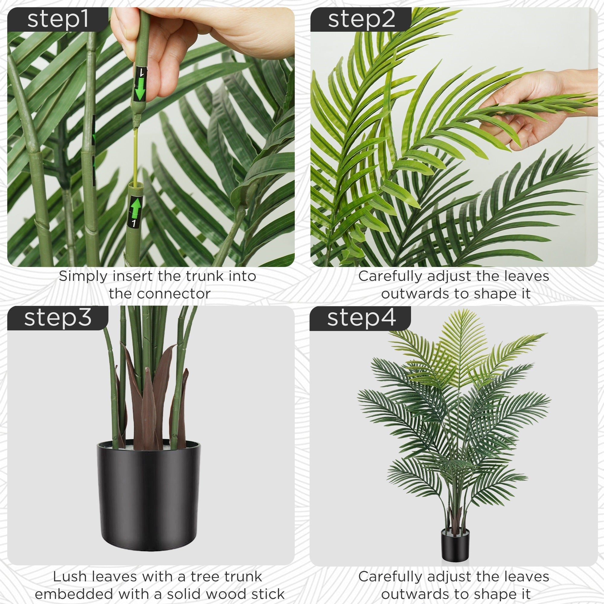 4/5/6FT Artificial Paradise Palm Tree