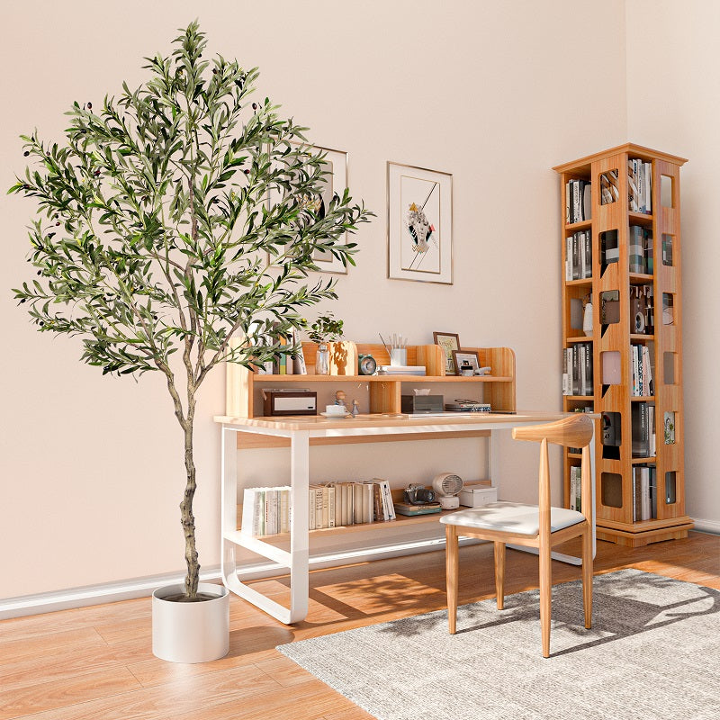 Indoor Plants | Faux Plants | Home Decor | 8FT Artificial Olive Tree(1808 leaves 76 fruits)