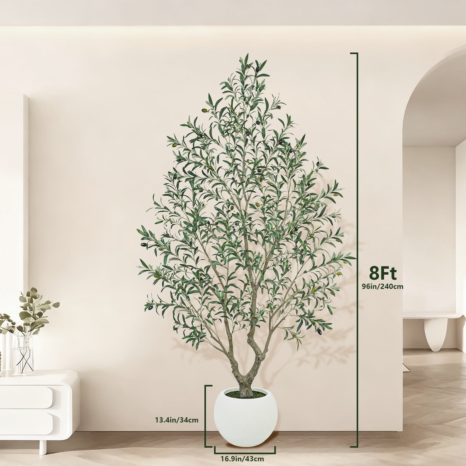 #Size_8FT(243cm)1530 leaves 68 fruits