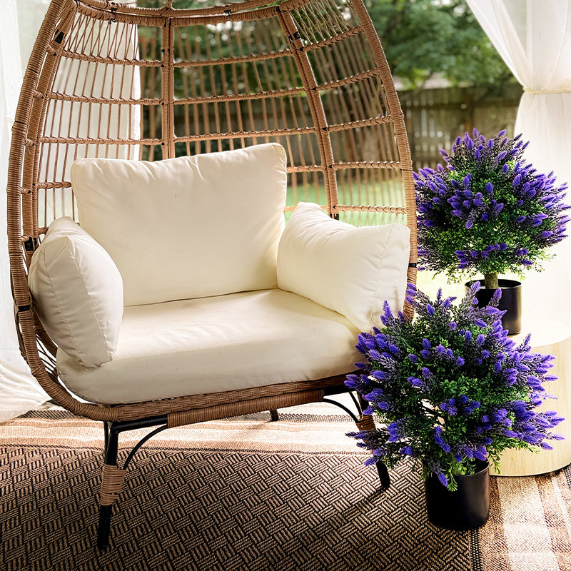 Flores artificiales | Plantas de lavanda artificial en maceta de 55 cm