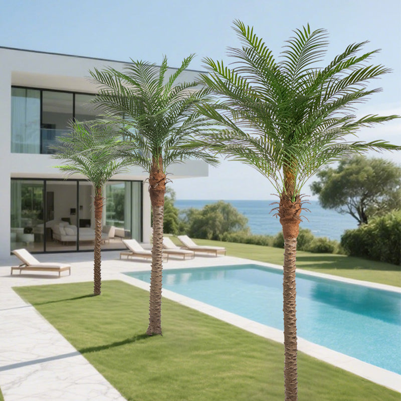 7/8/9 FT UV Protected Artificial Tropical Palm Tree(Light not included)