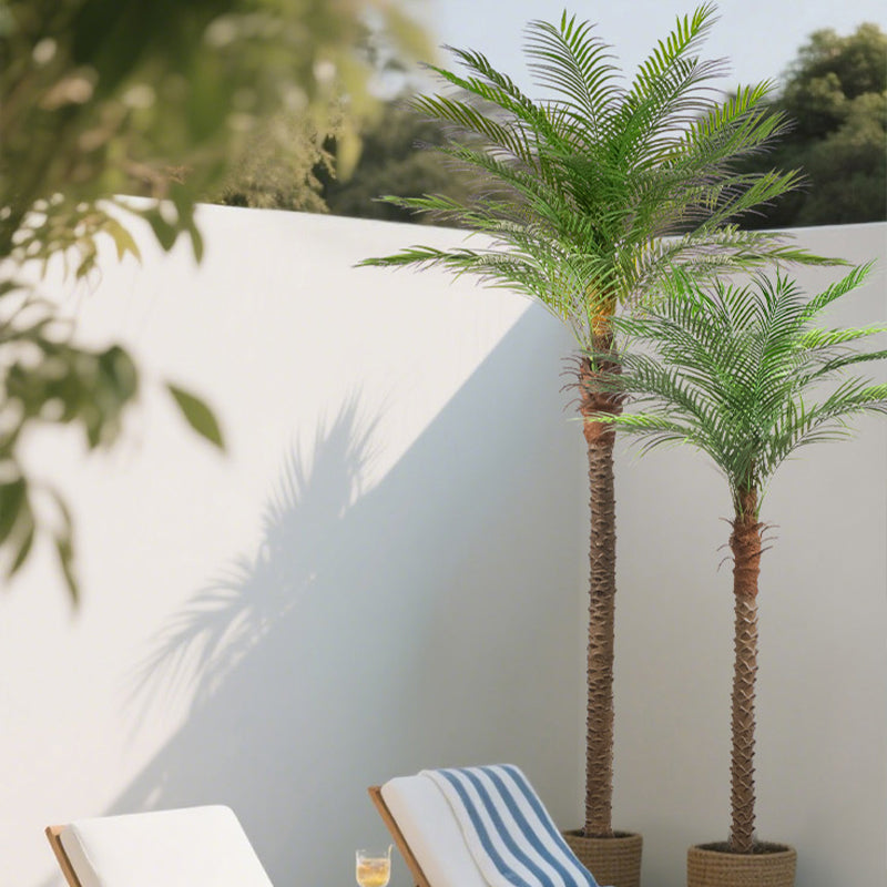 7/8/9 FT UV Protected Artificial Tropical Palm Tree(Light not included)