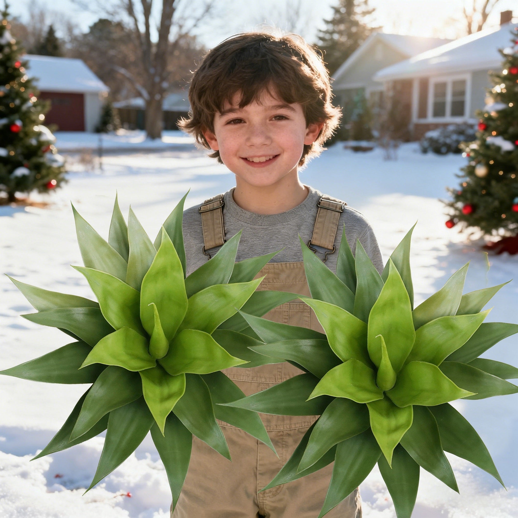 Vitalismoplants offers artificial agave plants in both green and two-tone varieties, as well as in upright and rosette styles for customers to choose from.