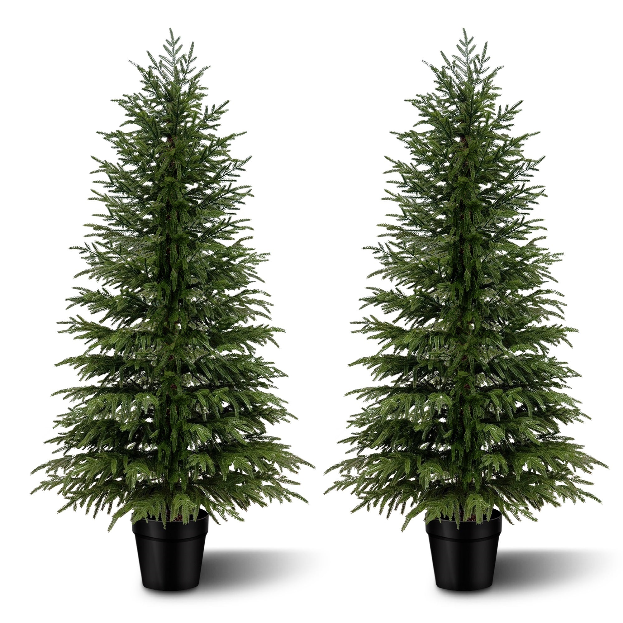 2/3/4/5/6FT Artificial Norfolk Pine Trees