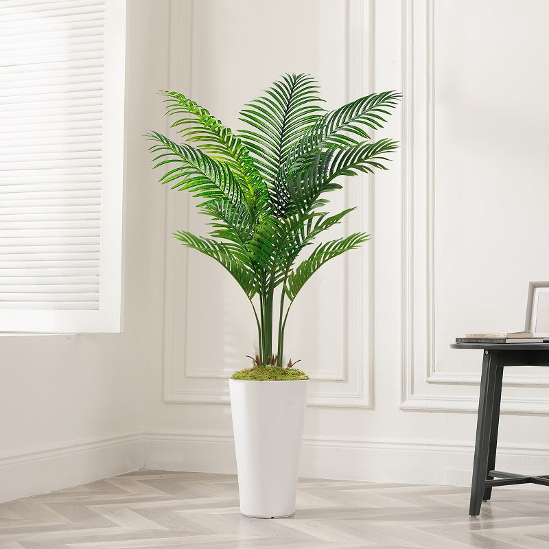 faux Palm trees