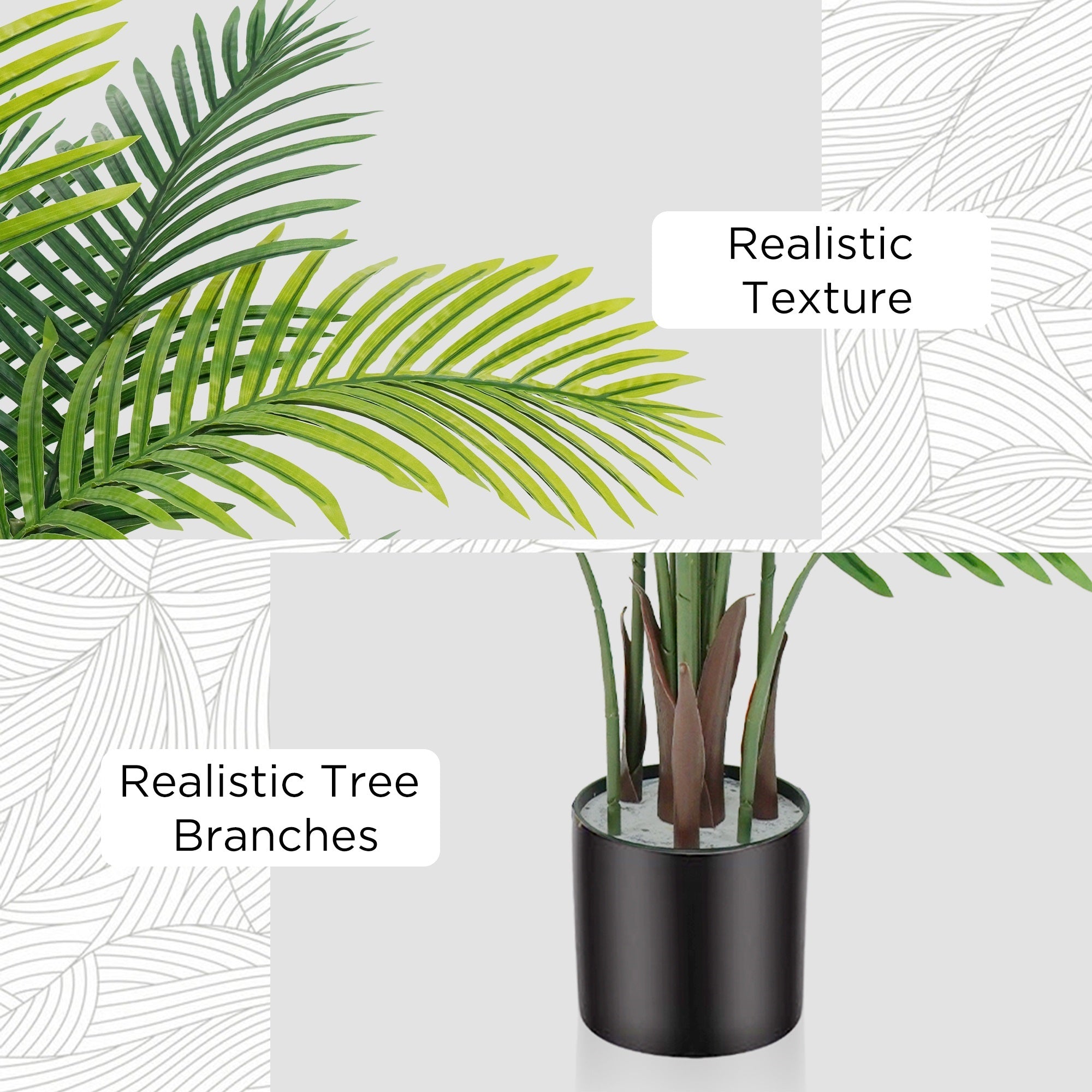 4/5/6FT Artificial Paradise Palm Tree