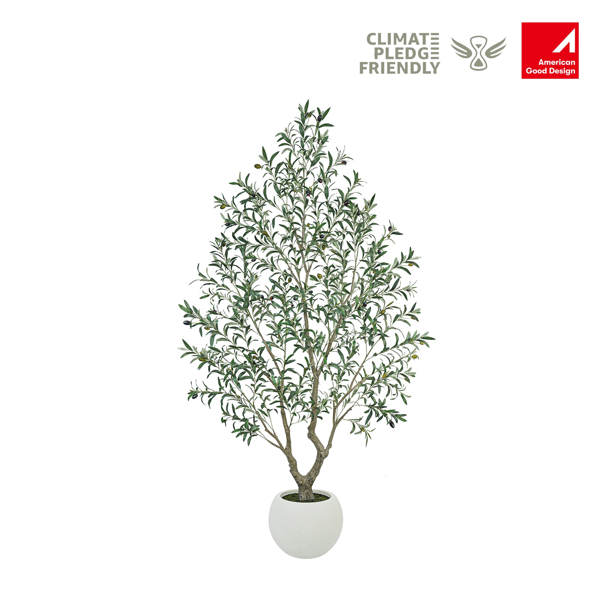 8'-7'-6'-5' Artistic Artificial Olive Tree-Platinum 2026 Award