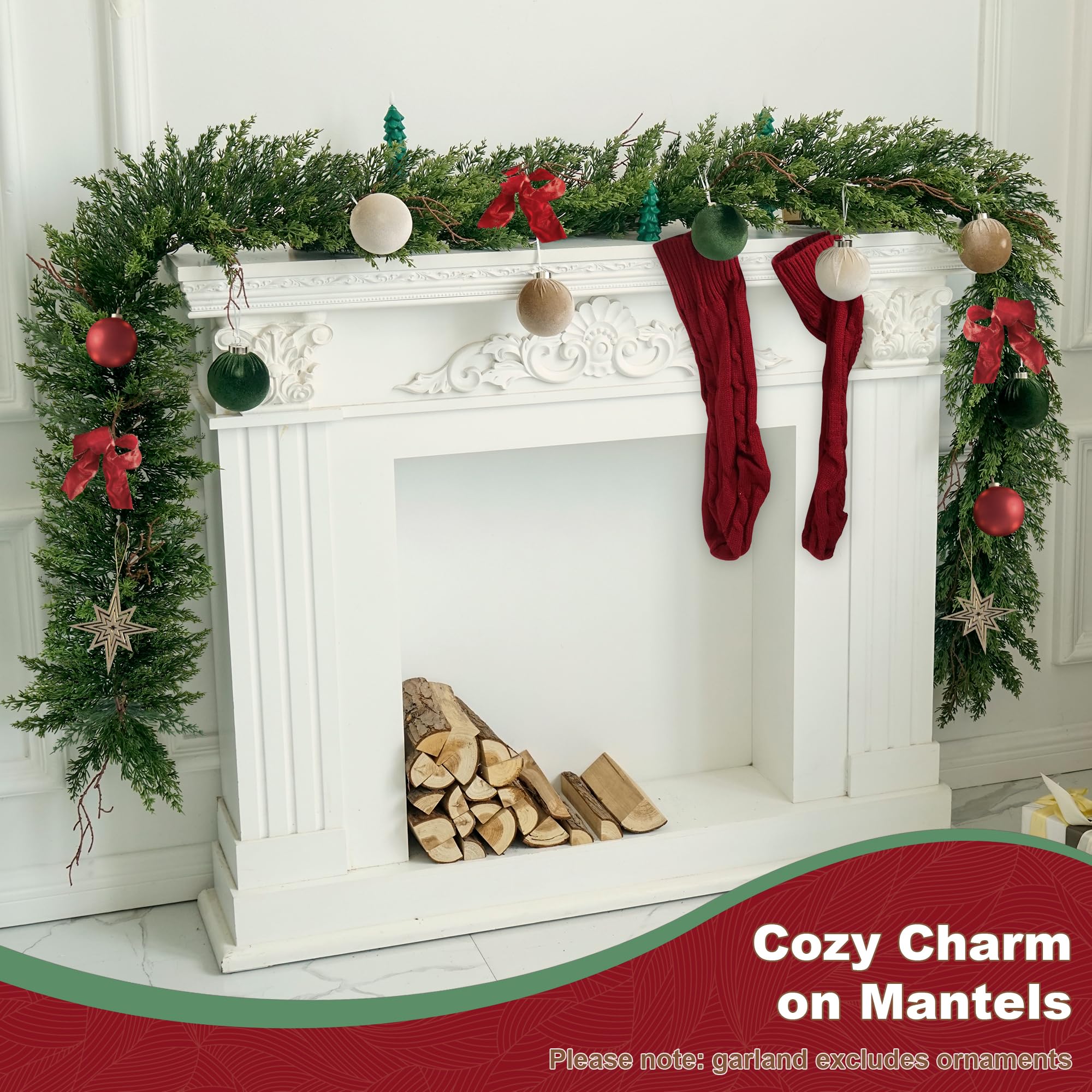 3/4FT 2Pack The King of Christmas trees(Cypress Trees)