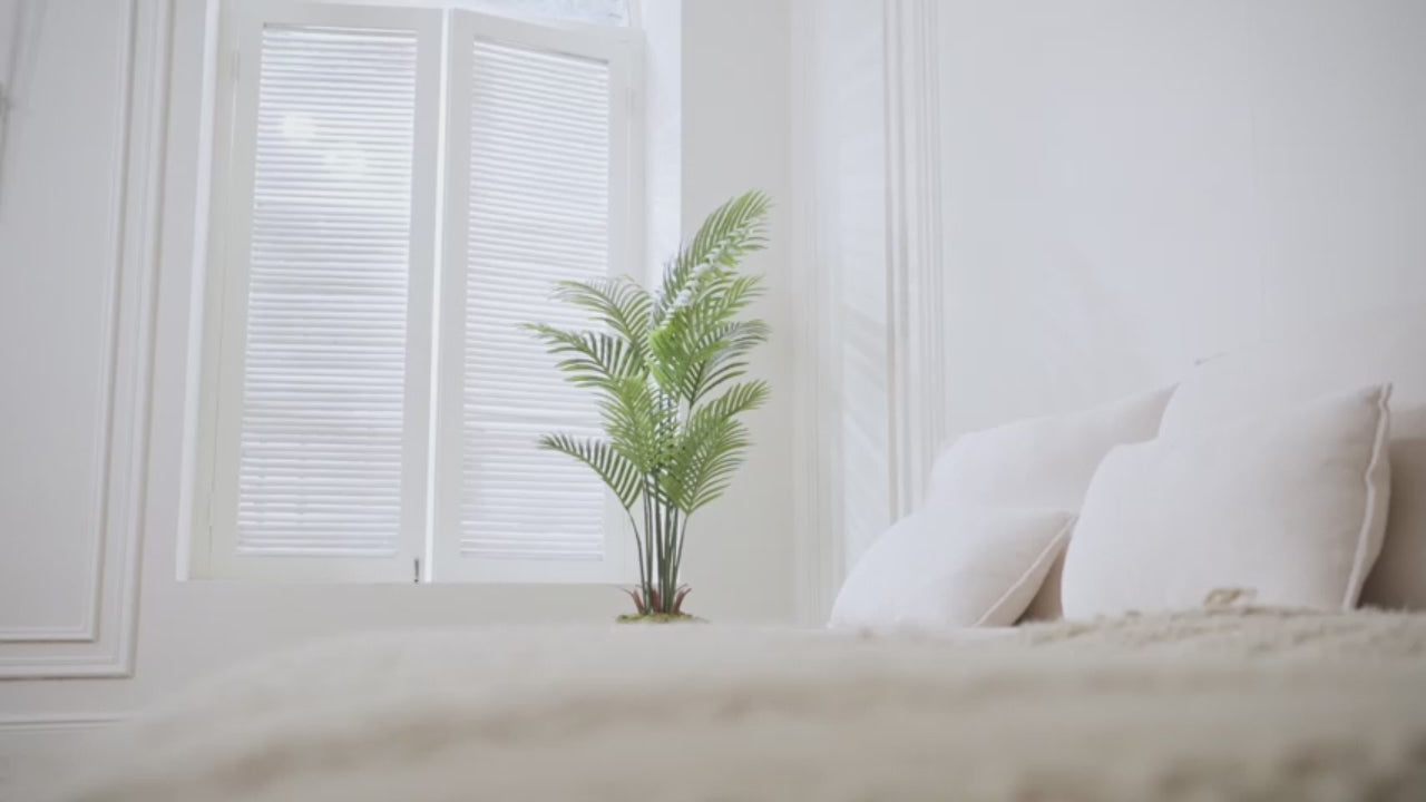 faux Palm trees