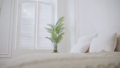 faux Palm trees